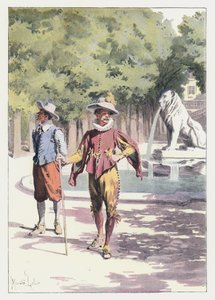 Illustration für Gil Blas von Maurice Leloir
