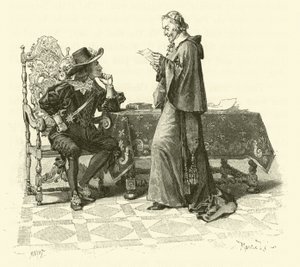 Illustration für Die drei Musketiere von Maurice Leloir