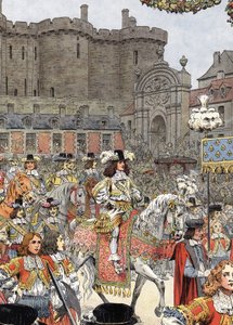 Einzug in Paris von Ludwig XIV., bekannt als der Sonnenkönig