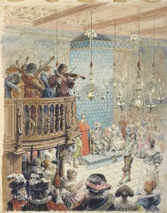 Richelieu auf einem Ball, ca. 1900 von Maurice Leloir