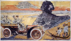 Der Mercedes ist das erstaunlichste Auto, ca. 1900 (Illustration)