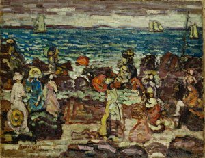 Ein dunkler Tag von Maurice Prendergast