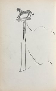 Italienisches Skizzenbuch: San Marco Löwe (?) (Seite 39) von Maurice Prendergast