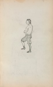 Italienisches Skizzenbuch: Stehender Junge (Seite 245) von Maurice Prendergast