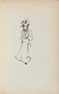 Italienisches Skizzenbuch: Stehende Frau (Seite 118)
