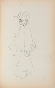 Italienisches Skizzenbuch: Stehende Frau (Seite 147)