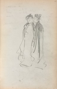 Italienisches Skizzenbuch: Zwei stehende Frauen (Seite 4)