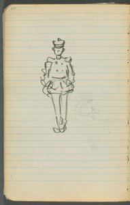 Skizzenbuch, Seite 107: Matrose von Maurice Prendergast