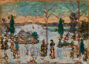 Schnee im April von Maurice Prendergast