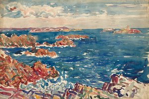 Die felsige Meeresküste von Maurice Prendergast