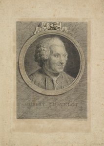 Hubert Gravelot, graviert von Jean Massard der Ältere von Maurice Quentin de La Tour
