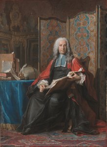 Porträt von Gabriel Bernard de Rieux von Maurice Quentin de La Tour