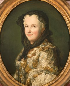 Porträt von Maria Leszczynska von Maurice Quentin de La Tour