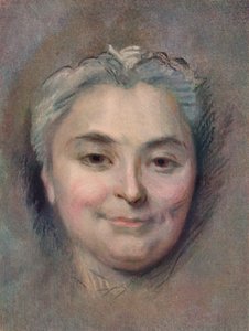 Vorbereitung zum Porträt von Marie Catherine Dufloquet Reals, 1756