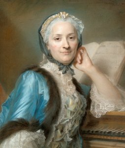 Porträt von Madame Anne-Jeanne Cassanéa de Mondonville, geborene Boucon (1708-1780)