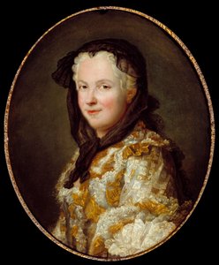 Porträt von Marie Lesczinska (Lesczynska) (1703-1768), Königin von Frankreich von Maurice Quentin de La Tour