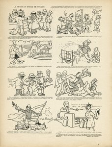 Illustration von Maurice Radiguet (1866-1941) in Le Rire, 21/12/12 - Der rote Syndikus von Toulon - Syndikalismus, Toulon