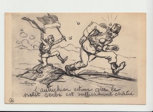Postkarte, Satirisch in N & B