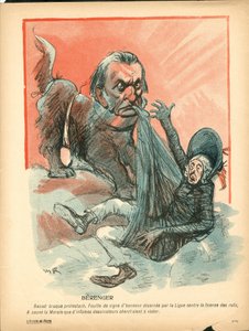 Der Butterteller, Satirisch in Farben