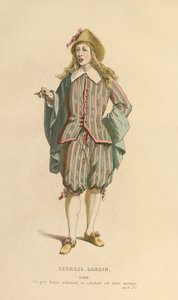 Kostüm für die Rolle des Lubin, um 1868 von Maurice Sand