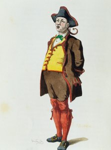 Gianduja im Jahr 1858, von Maurice Sand