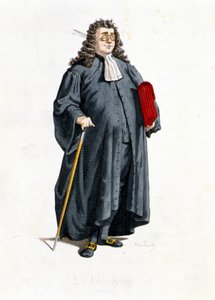 Le Notaire in „Masques et bouffons“ (Italienische Komödie) von Maurice Sand