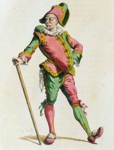Polichinelle im Jahr 1820 von Maurice Sand