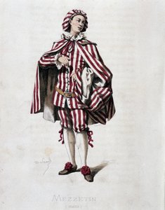 Porträt von Mezzetin (Scapin)