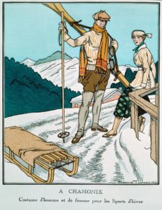 Ein Chaomnix / Kostüm für Männer und Frauen für Wintersport