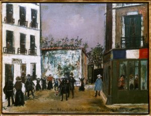 Festnahme auf dem Montmartre