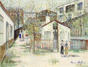 Das Dickicht in Montmartre von Maurice Utrillo