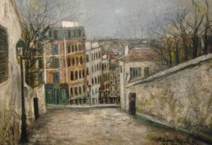Rue du Mont-Cenis von Maurice Utrillo