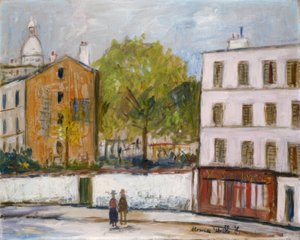 Straße in Montmartre