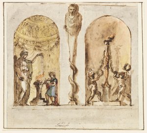 Bemalte Wanddekoration von Mauro Gandolfi