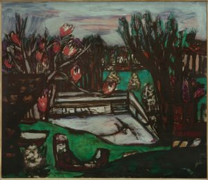 Alter Swimmingpool von Max Beckmann
