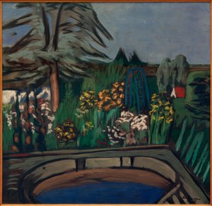 Blühender Garten von Max Beckmann