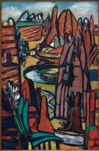 Boulder-Felslandschaft von Max Beckmann