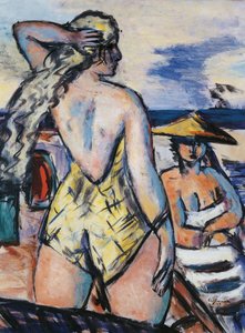 Mädchen am Meer