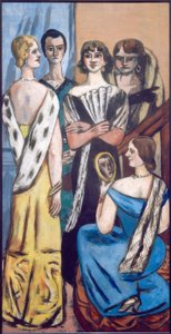 Großes Frauenbild (Fünf Frauen) von Max Beckmann