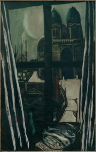 Kirche in Marseille von Max Beckmann