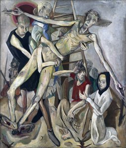 Die Kreuzabnahme. Gemälde von Max Beckmann (1884-1950), Öl auf Leinwand von Max Beckmann