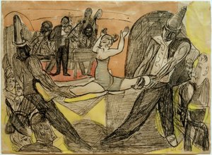 Nachtclub in New York von Max Beckmann