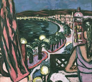 Promenade des Anglais, Nizza von Max Beckmann