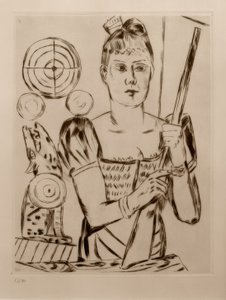 Schießbude von Max Beckmann