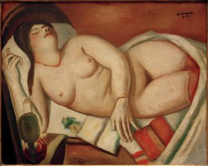 Schlafende von Max Beckmann