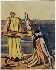 Schlangenkönig und Hirschkäferbraut von Max Beckmann