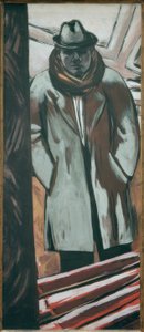 Selbstbildnis im Hotel von Max Beckmann