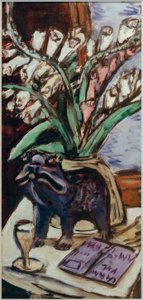 Stilleben mit Fingerhut von Max Beckmann