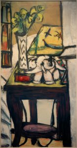Stillleben mit Nachtlampe von Max Beckmann