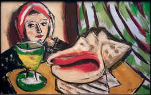 Stillleben mit großer Muschel von Max Beckmann